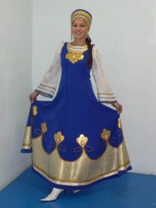 Blaues Sommerkleid