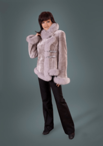 short fur coat astragan