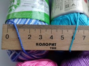 Thickness of yarn for crochet