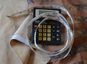 Calculation of fabric for a jacket