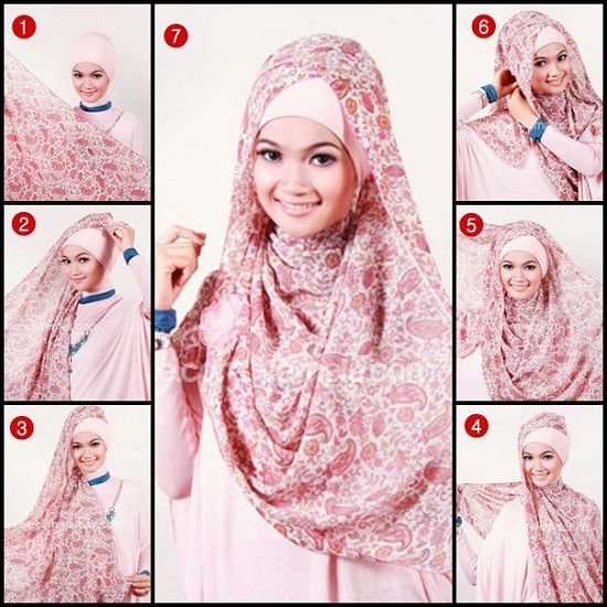 Kaedah mengikat tudung