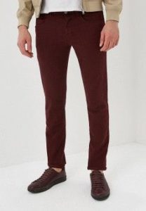 burgundy men's trousers