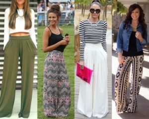 pantalones palazzo