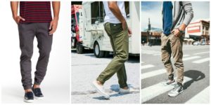 joggers sur un homme