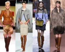 filles en bottes marron