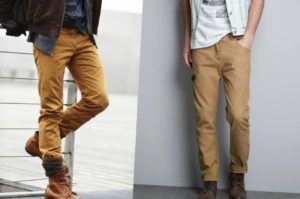 chaussures pour pantalon marron