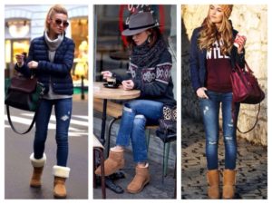 Ugg Boots mit Jeans