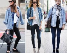 Denim mit Leggings