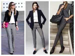 pantalon femme nuances de gris