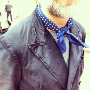 knot for a leather jacket