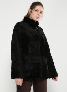 astrakhan fur coat