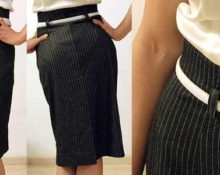 cara membuat skirt daripada seluar