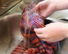 DIY sweater washing