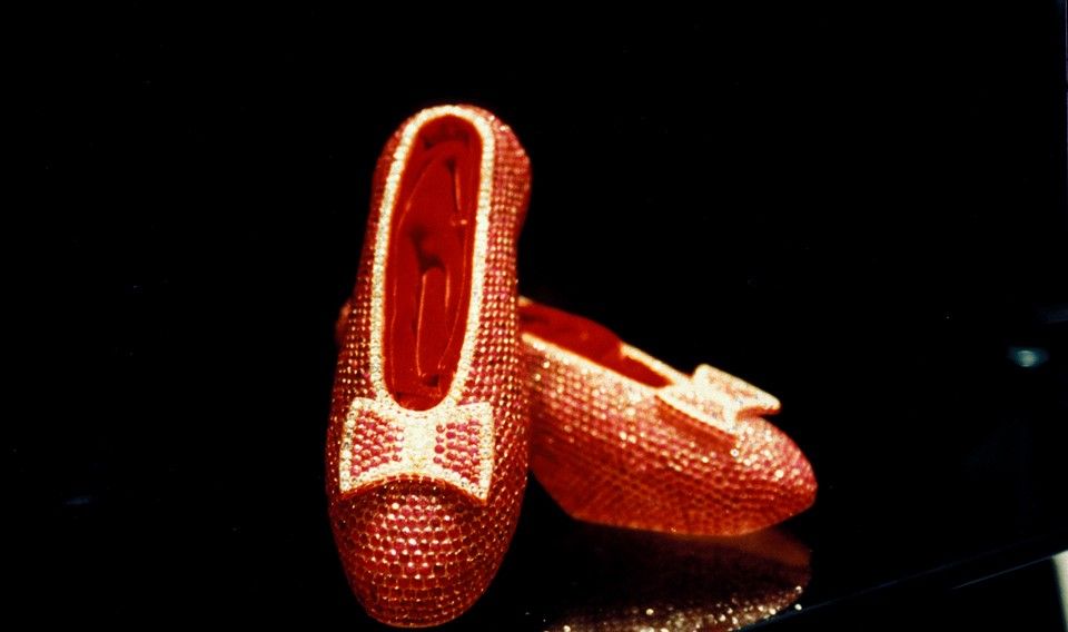 Harry Winston Ellie's ruby ​​slippers