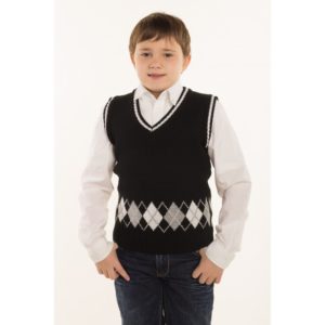 schoolvest met patroon