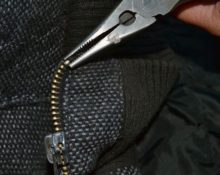 removing old zipper