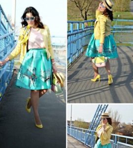 Everyday look with yellow shoes