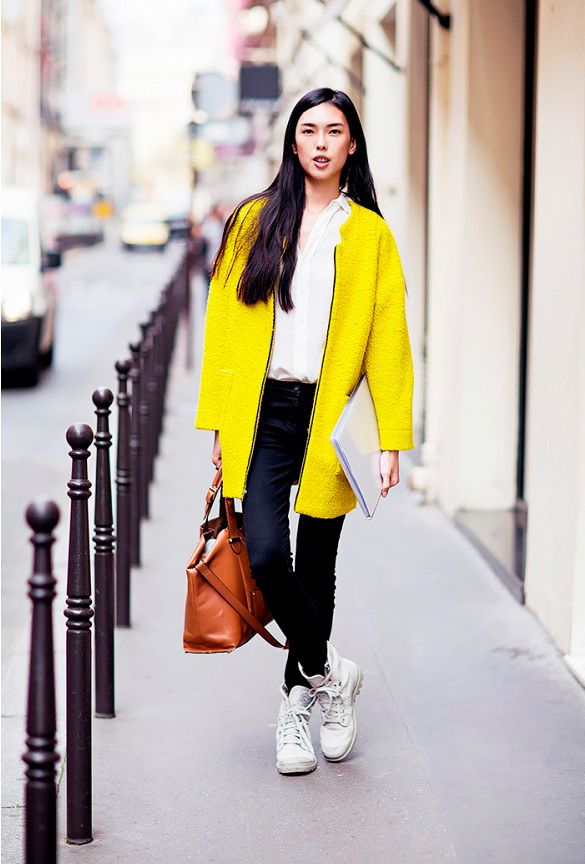 Yellow coat