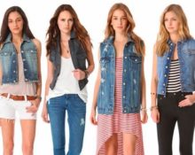 what to wear with a denim vest