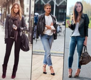 leren damesjeans