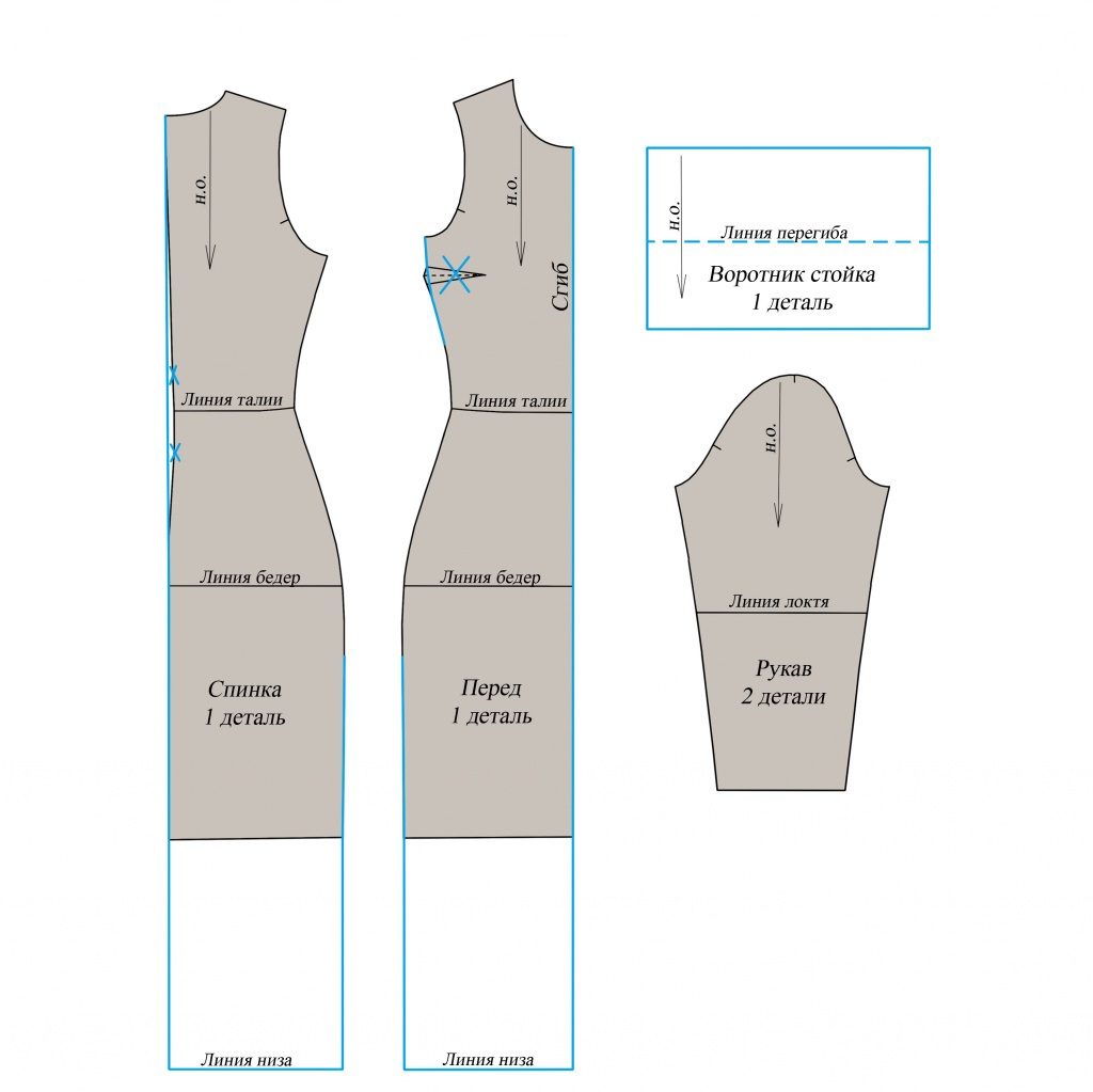 Turtleneck dress pattern