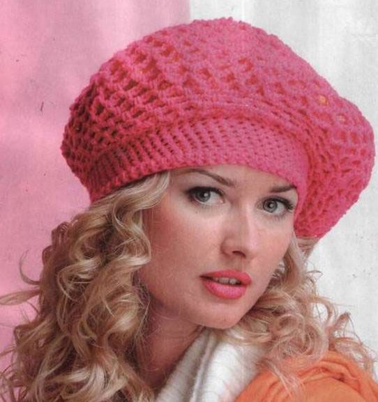 Pink beret