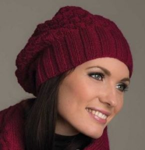 Burgundy beret_4