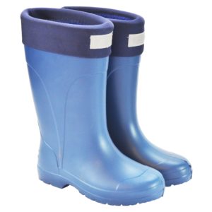 Blaue EVA-Gummistiefel