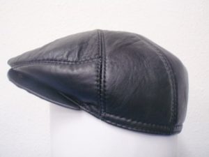 gorra de cuero