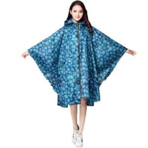 Impermeable blau