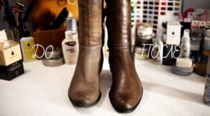 Bottes en cuir