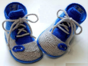 Turnschuhe 1 grau-blau