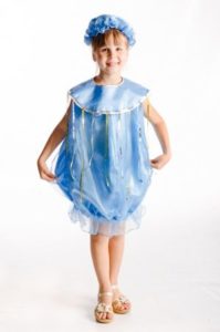 Costume da gocciolina fai da te per bambina