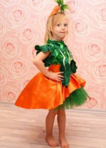 DIY carrot dress