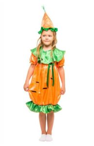 costume de carotte pour fille