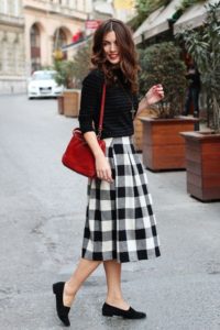 loafers with skirt