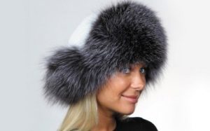 fur hat with earflaps