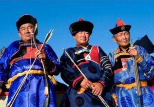 Buryat men's costumes