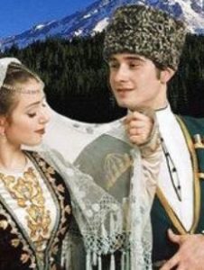 Chechen girl and guy