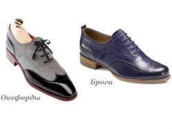 oxfords och brogues