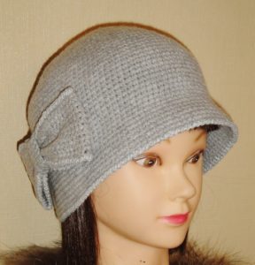 Barret cloche de ganxet