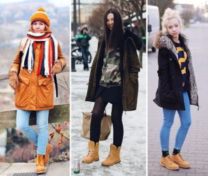 looks with hiker boots