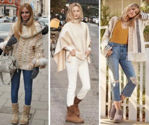 Schleifen mit kurzen Ugg Boots