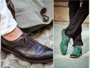 Bol stil: renkli oxfords