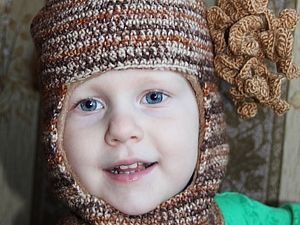 Gorro café para niño