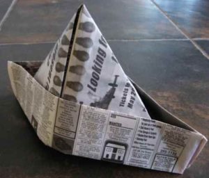 Newspaper hat