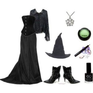 Vestito da strega per Halloween