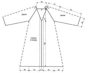 Gensermønster med raglan 