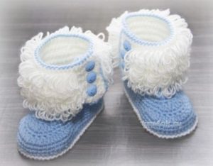 Botes ugg blanques i liles