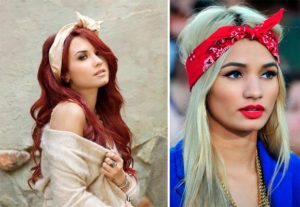 Meninas com bandana